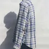 Flannel Lattice Broken Giacche Uomo Donna High Street Hip Hop Camicie abbinate a colori Primavera Autunno Cappotti Popolare Casual Coppie Giacca Outwear TJMJYJK091