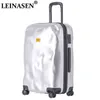 Rolling Spinner Luggage Travel Case Trolley with Wheels Inch Boarding Carry On Bag Trunk Retrocase J220707