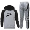 Designer Brand Men Tracksuit 2 pièces de vestes de coton décontractées pour hommes Sweet-shirts de sport