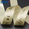 10 Yards/Roll Foil dourado Purl Purl Satin Ribbon 22mm Light Luxury Style Ribbons para decoração de embalagem de presente DIY