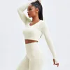 Beyaz Yoga Setleri Sport Femme Rib Activewear Set Kızlar Dikişsiz Fitness Takım Egzersiz Kıyafetleri Atletik Giyim Kadın Sakinsiz Spor Seti 220513