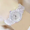 BS Women Watch Famous Luxury Brands Diamond Ladi Wrist Watch Female Small Wristwatch Rose Gold Watch Women Montre Femme 2019