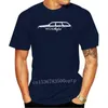 Homens Camisetas 2022 Homens Manga Curta Tshirt W124 Mafia Carro Estação da Silhueta Wagon Kombi Unisex Camiseta das mulheres