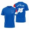 F1 Driver T-Shirt 2022 New Team Team Mens Men Men Shorted Suiting Thirt T-Shirt T-Shirt Plan Thuil