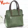 Yogodlns خمر القط شرابة حقيبة يد فاخرة النساء حقائب مزدوجة زيبر Crossbody حقيبة كتف عادية شل حمل Ladie 220517