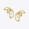 Enfashion Multilayer Circle Earrings onearrings for Women for Gold Color Rock Earingsのピアスファッションジュエリーe201174 27083189