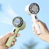 Small portable semiconductor fan air-cooled 2200mAh battery USB charging outdoor