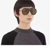 Brand Sunglasses for Women Frameless One Piece Lens Craft F514 Sunglasses Designer Men With chain Original Box