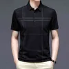 Browon Brand Summer T Shirts Men 2022 Ny Business Casual Turn-Down Collar Tee Tops Lous Thin Breath Anti-Wrinkle Men Tshirts Y220606