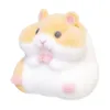 Original véritable Capsule mignon kawaii gras laiteux doux hamster flocage poupées en peluche presser le soulagement du Stress gashapon jouets 220629