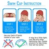 Adults Swimming Caps Men Women Long Hair Waterproof Swim Pool Cap Ear Protect Large Natacion Badmuts Silicone Diving Hat 220621