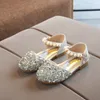 Spring Girls Dance Party for Kids Baby Princess Shoes Gold Big Girl Single Shoe 112 Year Old Child Pink 220705