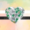 925 sterling Silver Dangle Charm New New Rainbow Christmas Tree Flowers Green Greatite Beads Bead Fit Pandora Charms Bracelet Diy Jewelry Excalsions