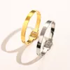 Highly Quality Bracelets Women Bangle Luxury Designer Jewelry Crystal 18K Gold Plated 925 Silver Plated Stainless steel Lovers Gift Bangles ZG1061