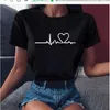 T-shirt blanc à la mode pour femmes, T-shirt avec lettres russes imprimées, été, décontracté, Simple, vêtements doux