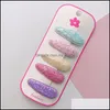 Hair Accessories 5 Pcs Simple Cute Candy Color Water Drops Childrens Bb Clip Fashion Korean Sweet Girl Kids Drop Delivery 2021 Baby Dhts0