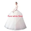 Autres Robes De Mariée Robe De Cou De Bateau Brillant Perles Robe De Mariée Plus La Taille Demi Manches Robe De Mariee Blanc Pur Robe Sur MesureAutre