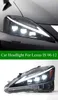 Сборка фар-света автомобиля для LEXUS IS250 Светодиодный светодиодный сигнал DRL Dynamic Thind Signame High Beam Fedamplamp 2006-2012