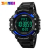 2022 Skmei Watches Brand Men 3D Pedometer Heartrate MonitorカロリーデジタルディスプレイウォッチアウトドアスポーツウォッチRelogio Masculino Gift T3