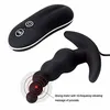 Vibrators 10 Frequency Vibrating Prostate Massager Anal Plug Vibrator Beads BuSex Toys Waterproof Powerful Wired For Men Couples306002344