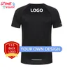 Gepersonaliseerde print mannen S top o nek snel drogen vocht wicking sweatshirt sport technische prestaties groep t -shirt 220722