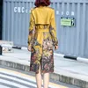 Women's Trench Coats Early Spring Women's Clothing Western Style Medium And Long Fashion Temperament Small Man Flower CoatWomen's