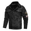 PUジャケットの男性厚い温かいカシミアボンバーレザージャケットメンランウェイフリースファーカラーウィンドブレイカージャケット男性L220801