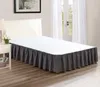 Saia de cama com tampa de colchão de superfície de cama Twin/ Full/ Queen/ King Size 35cm de altura Home el Use Grey White Bege Saias de cama 220623