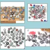 Cazibe bilezik mücevherleri 12mm anlık düğme karışık stil diy değiştirilebilir yığın noosa zencefil toptan damla teslimat 2021 w29rt
