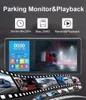 10,36 pouces 4CH Véhicule AHD Moniteur Système IPS Écran Tactile pour Voiture/Bus/Camion 1080P CCTV Caméras Couleur Vision Nocturne Enregistreur de Stationnement Bluetooth Lien Miroir