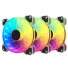 Fans kylningar 12 cm tyst symfoni luminös kristallklar datorkylningsfläkt RGB -fodral