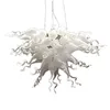 Nordic Design Lighting Białe nowoczesne lampy salonu w stylu murano szklana lampa kuchnia jadalnia domowe urządzenia oświetleniowe