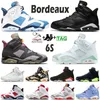 Jumpman VI 6 6S Men Basketball Shoes Mint Foam Electric Green Midnight University Blue Bordeaux Hare UNC Infrared White Red Oreo Trainer Sneaker