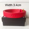 Designer Belt Men Women Luxury Belts Big gold buckle genuine leather Fashion Belts Classical Strap ceinture 2.0cm 3.0cm 3.4cm 3.8cm Width