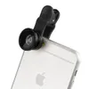 Degree Fisheye Macro 2 en 1 Objectif Support Magnétique pour Téléphones Mobiles noir