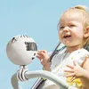 Barnvagnsdelar Tillbehör Mini Flexibel luftkonditionering 3600mAh avgiftsbelaglig kylfläkt 130 ° Auto Rotation 4-Gear Wind Handheld för Outdoo