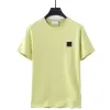 2024 Stone Men's New Design Island Hurtowa moda T-shirty Mężczyźni ciężkie bawełniane Soild Mens Ubranie Krótkie rękawy. 888GGGG