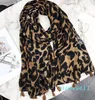 Accessori moda Sciarpa lunga Calda sexy Leopard Dot Scialle in viscosa Sciarpa avvolgente da donna Autunno Inverno Stampa Avvolgere Pashmine Sjaal Hijab musulmano Snood