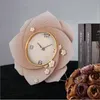 Wall Stickers Modern Luxury Emboss Resin Clock Decoration Crafts Creative Personality Home Hanging Mute Quartz Ornament Mural