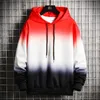 Patchwork Hoodies Pullover Male Hooded Jackets Autumn Winter Casual Jogging Fitness Men Long Sleeve Sportswear Clothes 6XL 220325