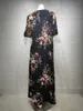 Платья плюс размер платья Летняя атласная 3D печать кружева повседневная женское платье длинные 2022 дамы мода высококачественный рыхлый халат Treef Y2K