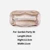 För trädgårdsfest hennes MS Nylon Insert Organizer Bag Makeup Handväska Travel Inner Purse Portable Cosmetic Bags Tote Shaper 220527