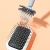 Escova de limpeza de pente de cabelo em casa 2 in1 limpeza de limpeza ferramenta de garra salão barbeiro limpeza de cabelos airbagcomb limpador aresta pincel