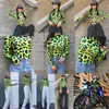 CNYISHE Femmes À Manches Longues Peau De Léopard Prinetd Body Sexy Néon Vert Streetwear Combinaison Maigre Léopard Tops Mode Barboteuses 220620