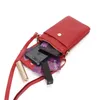 2022 genuine leather crossbody mobile card bag fashion women Small purse shoulder phone case bag