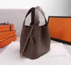 5A 실제 가죽 새 숄더 가방 버킷 가방 여성 쇼핑 가방 디자이너 핸드백 크로스 바디와 잠금 피코 틴 핸드백 001