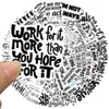 50st Svart Vit Motivationalfraser Klistermärke Inspirera Life Quotes Stickers DIY Laptop Scrapbooking Graffiti Dekaler