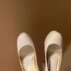 Tan-Go Platformu Pompalar Ayakkabı Beyaz Patent Deri Yüksek Topuklu Ayak Bileği Kayışı Tıknaz Topuklu Topuk Topuk 155mm Yuvarlak Ayak Elbise Ayakkabı Kadınlar Lüks Tasarımcılar Fabrika Ayakkabı