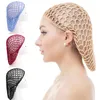 Berretto snood per capelli fatto a mano all'uncinetto con fascia elastica Copricapo in rete per capelli Avvolgere la rete Accessori per capelli di bellezza per il trucco