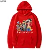 Мужские толстовки Толстовки Аниме One Piece Hoodie Мужчины и женщины Harajuku Пуловер с длинным рукавом Свободная уличная одежда TopsMen's Bles22